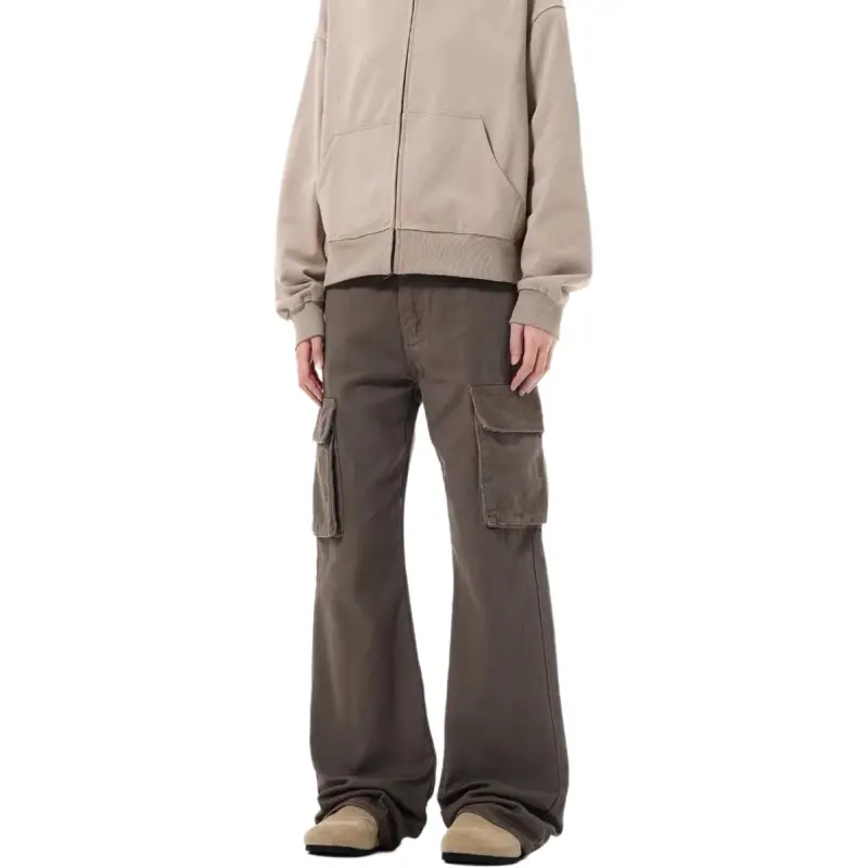 DAFK Casual Pants Men Brown -3