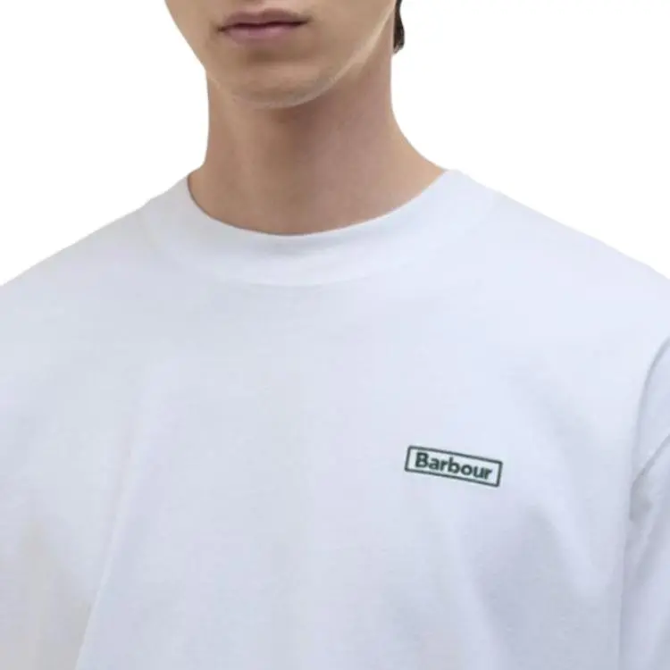 BARBOUR T Shirts Men White-6