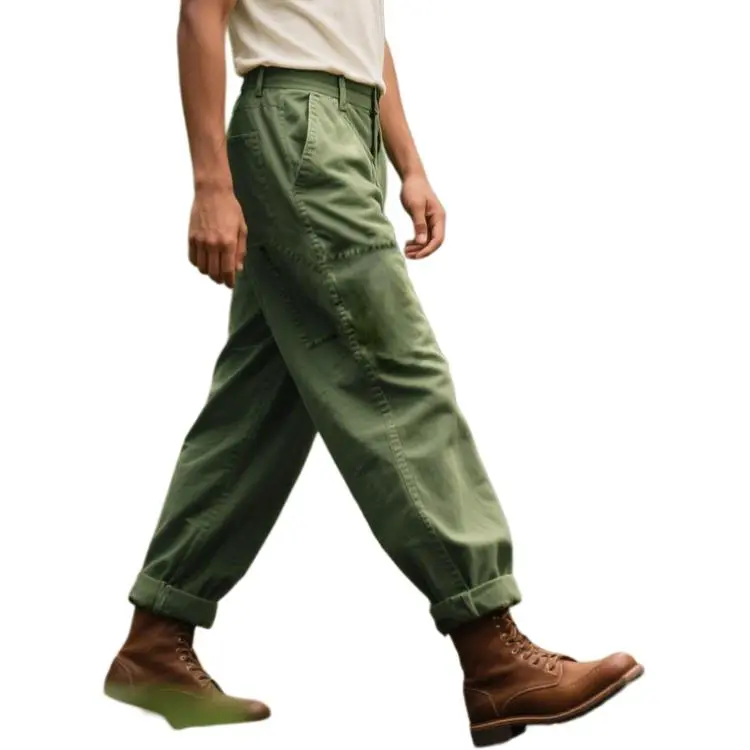 AKCLUB Vintage Collection Casual Pants Men's Army Green-2