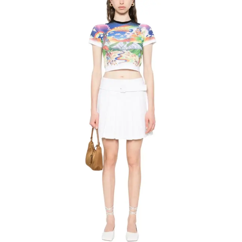 CASABLANCA La Musique Crop Top-1