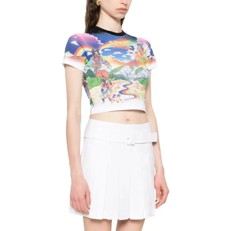 CASABLANCA La Musique Crop Top-3