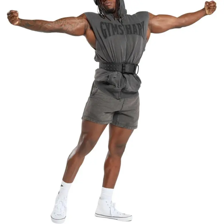 GYMSHARK Heritage Vest Men's Gray-2