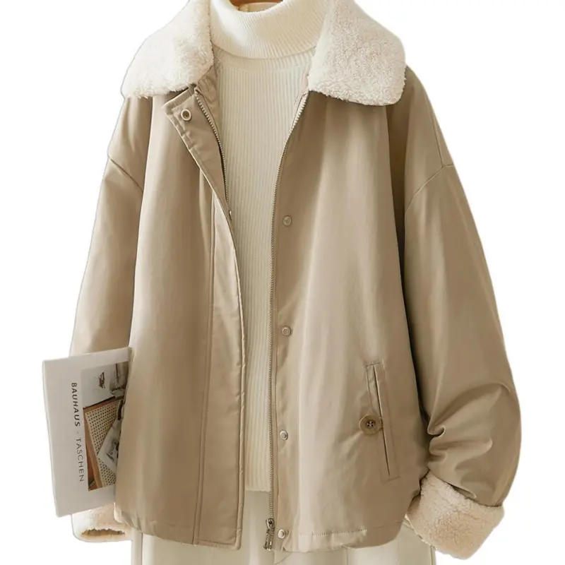 IHIMI Puffer Jacket Women's Khaki-1