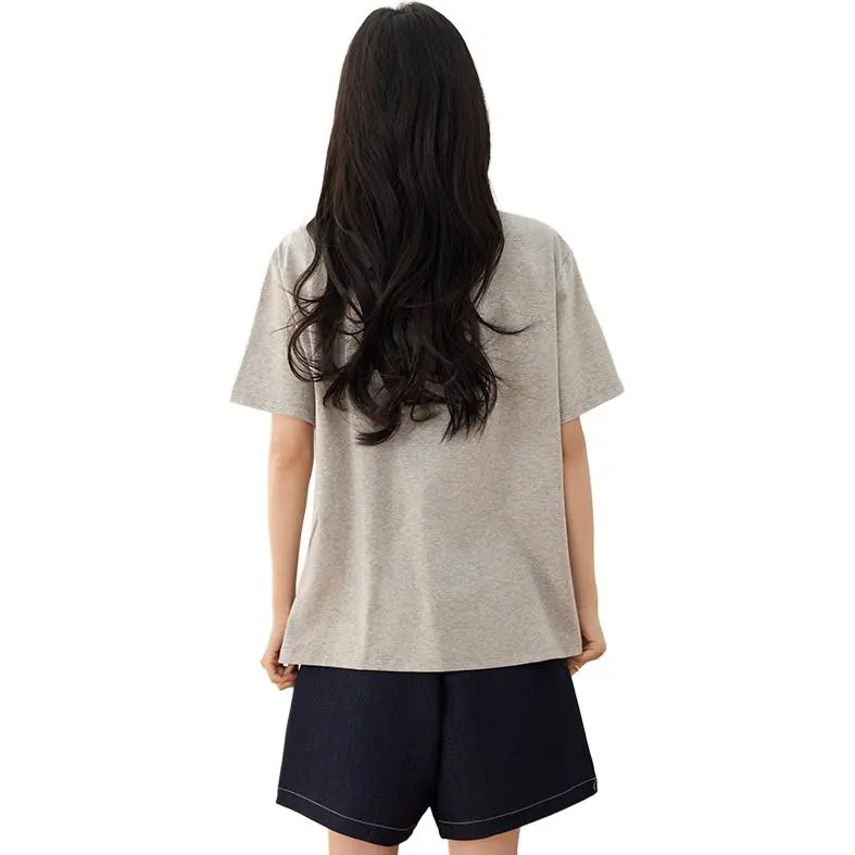 La Chapelle T Shirt Women's Gray-3