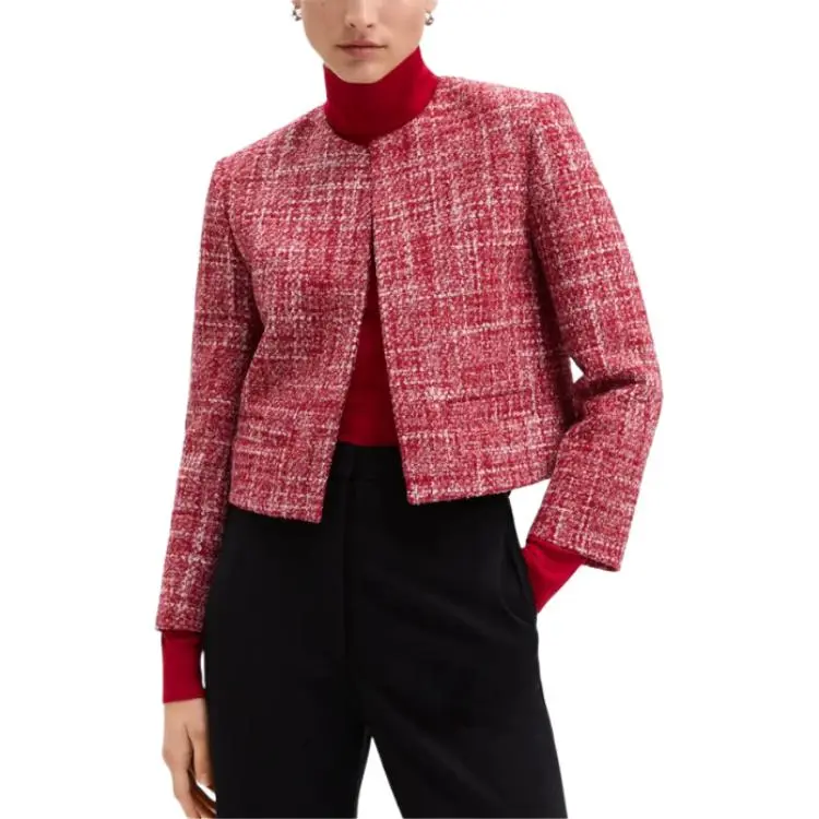 THEORY New Year Jacket Women's Mixed Red-2