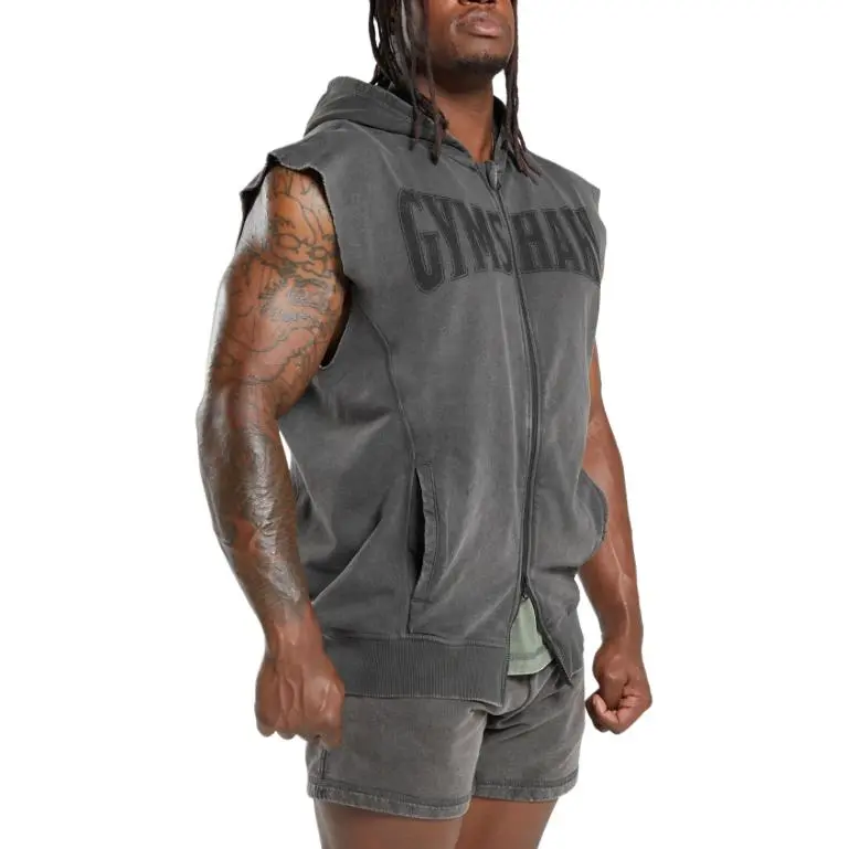 GYMSHARK Heritage Vest Men's Gray-3