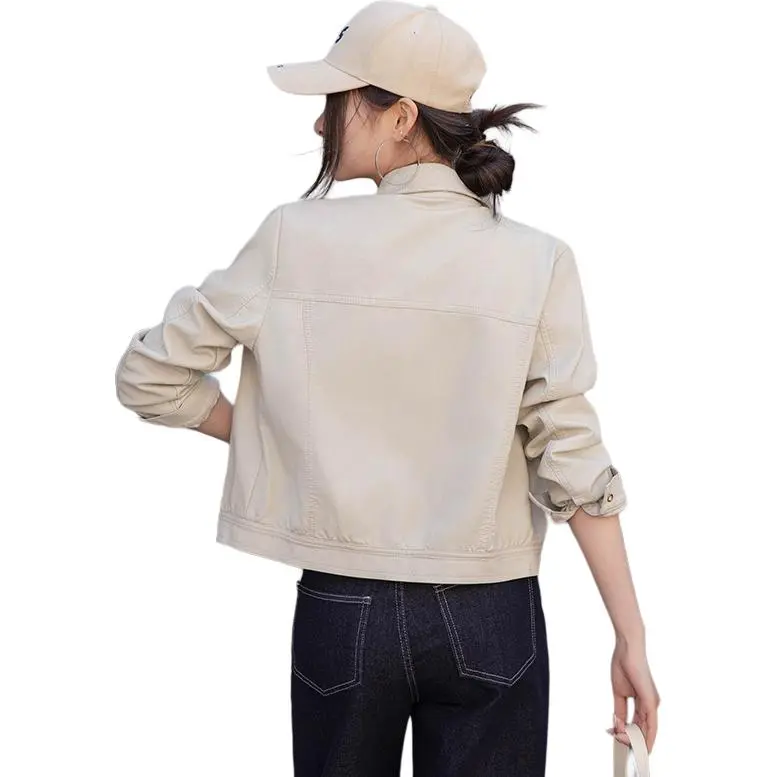 Yi Mengyuan Leather Jacket Women's-1
