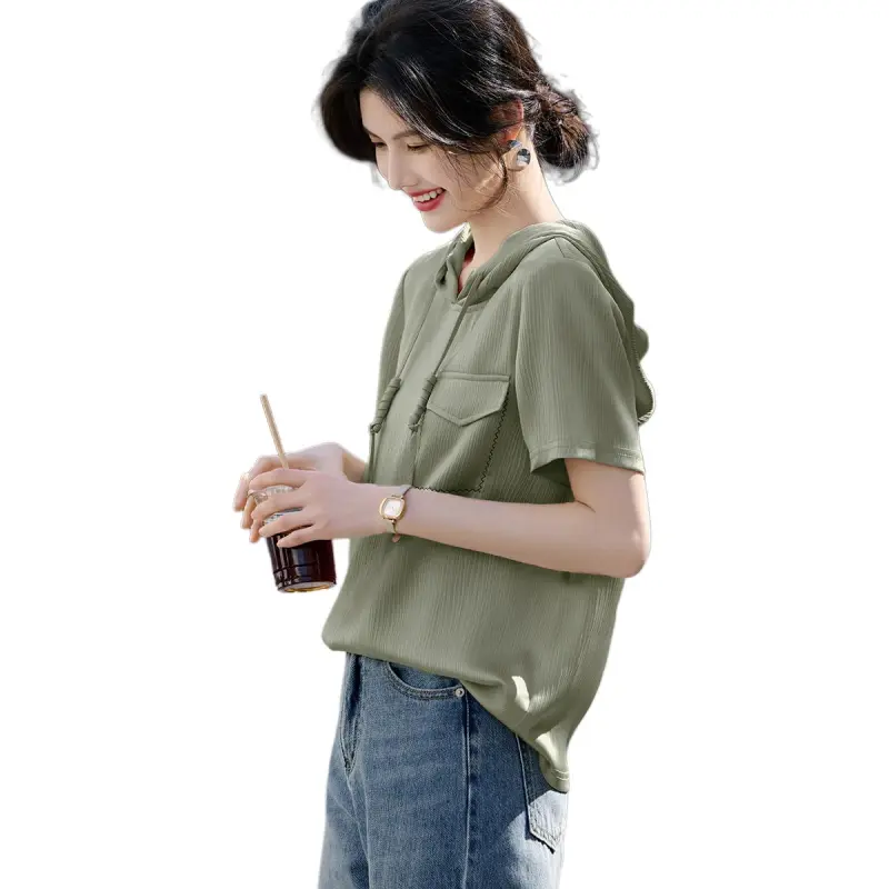 XWI T Shirts Women's Green-2