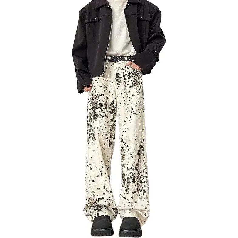 PVPVPV Jeans Unisex Leopard Print-1