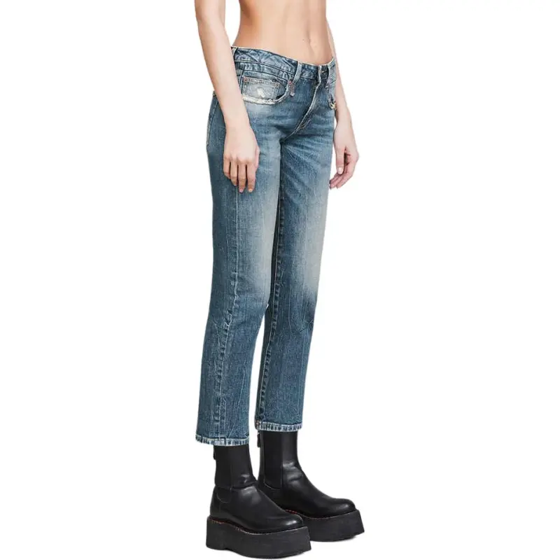 R13 Faded Cropped Jeans-3