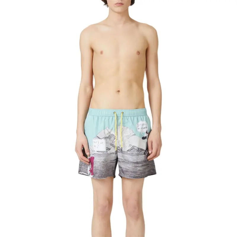 Iceberg Swimming Shorts Men's Sage Green-2