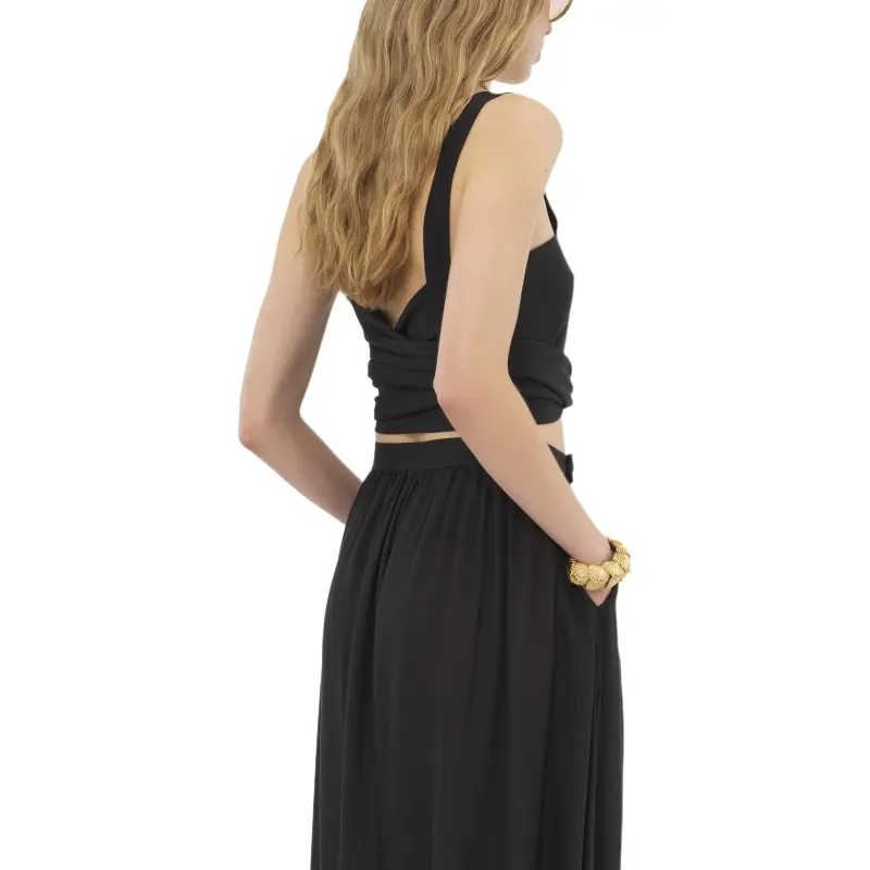 Chloé Crepe De Chine Cropped Top-1