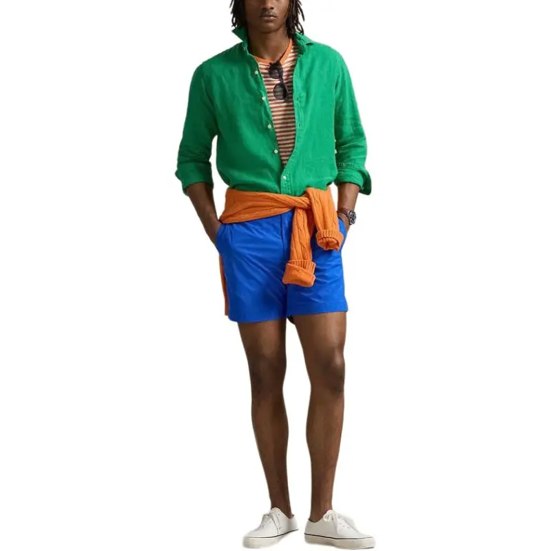 Polo Ralph Lauren SS25 Beach Shorts Men's Vintage Blue-1