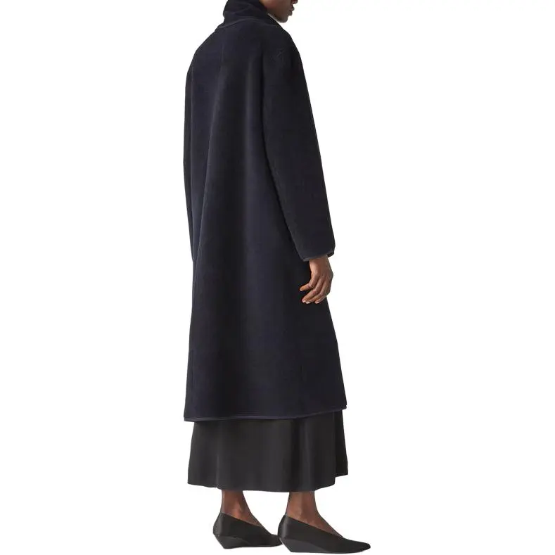 Loro Piana Asymmetric collar Coat-4
