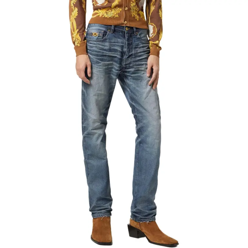 VERSACE Made In Japan Straight leg Jeans-1