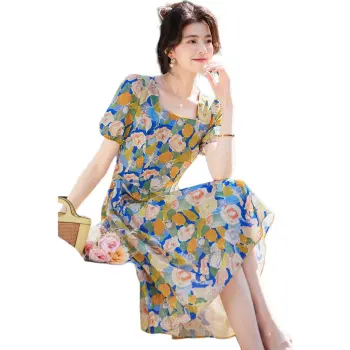 Like The Age Of Water Short Sleeved Dress Women's