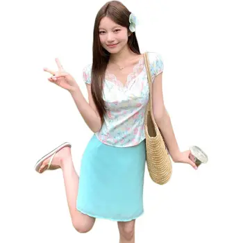 FLIM Two Piece Skirt Sets Women's