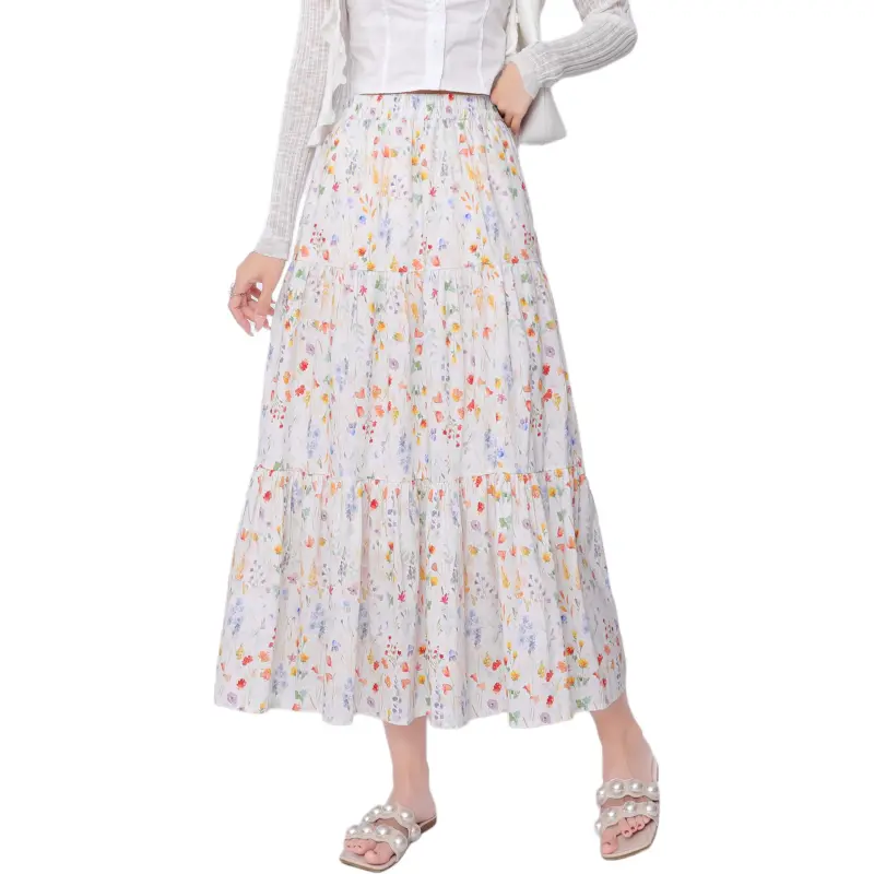 Mu Xiao Xin Casual Long Skirt Women's-3