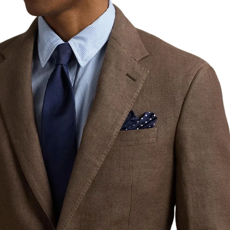 Polo Ralph Lauren Single breasted Linen Blazer-4