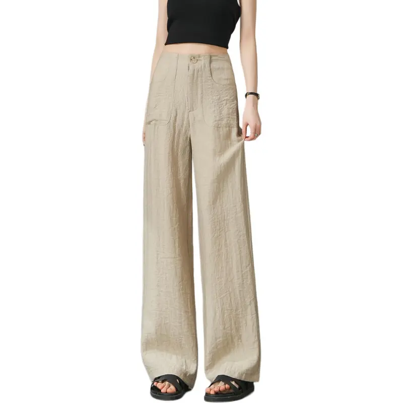 Weixi Casual Pants Women's Light Khaki-5