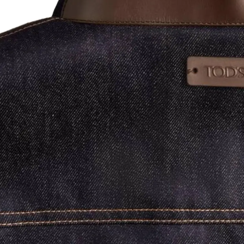 TOD'S Denim Trucker Jacket-5