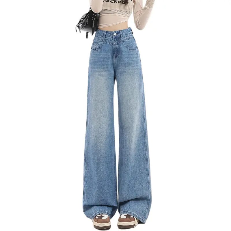 Weixi Jeans Women's Jade Sea Blue-4