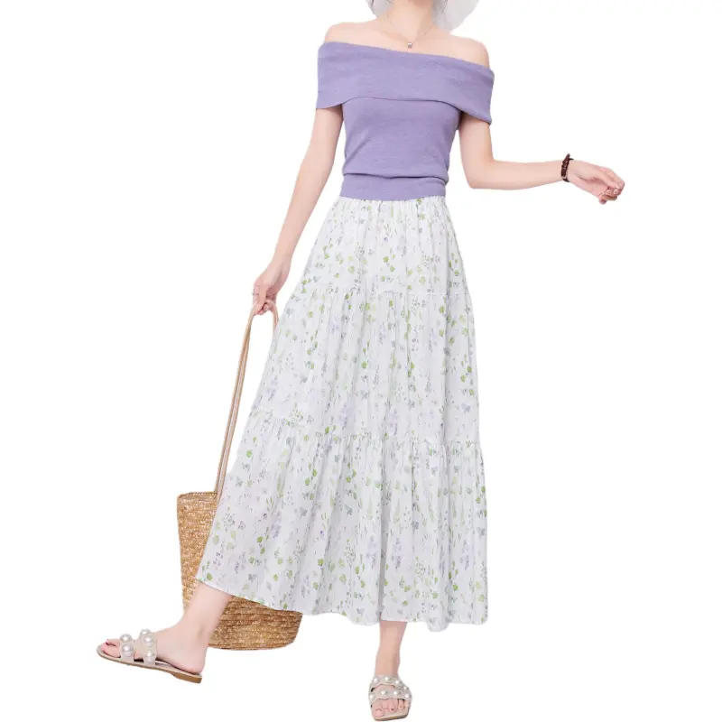 Mu Xiao Xin Casual Long Skirt Women's-9