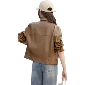 Yi Mengyuan Leather Jacket Women's