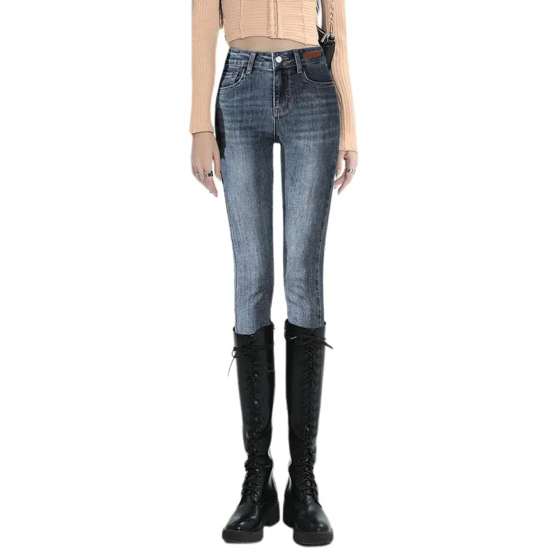 Weixi Jeans Women's Blue Gray-1