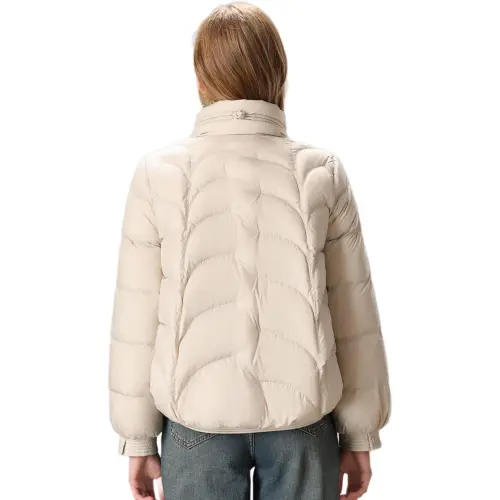 FENHONGMALI Down Jacket Women's Apricot