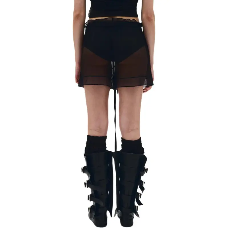Ann Demeulemeester SS25 Casual Shorts Women's Black-0
