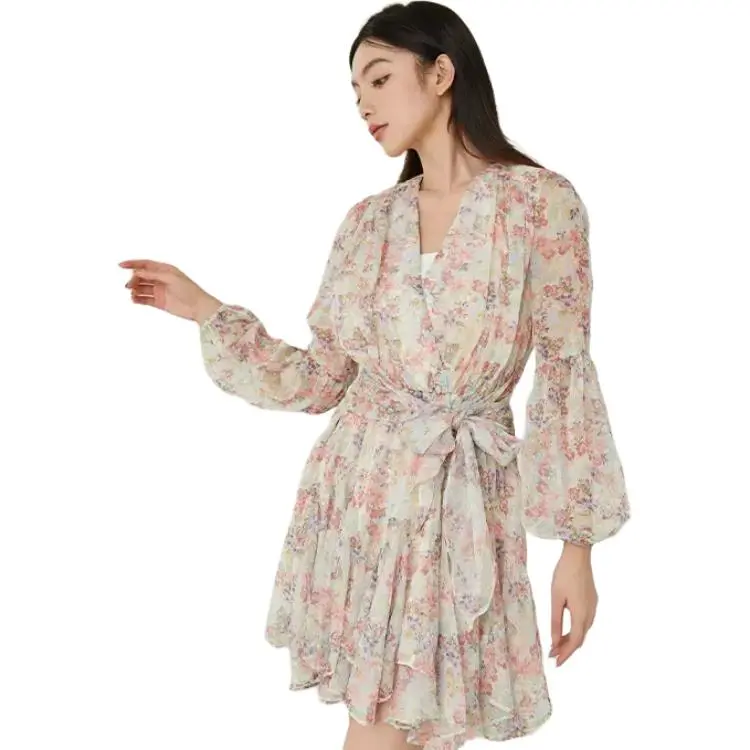 ELLIATTCOLLECTIVE Floral Pattern Dresses Women's Multicolor-1