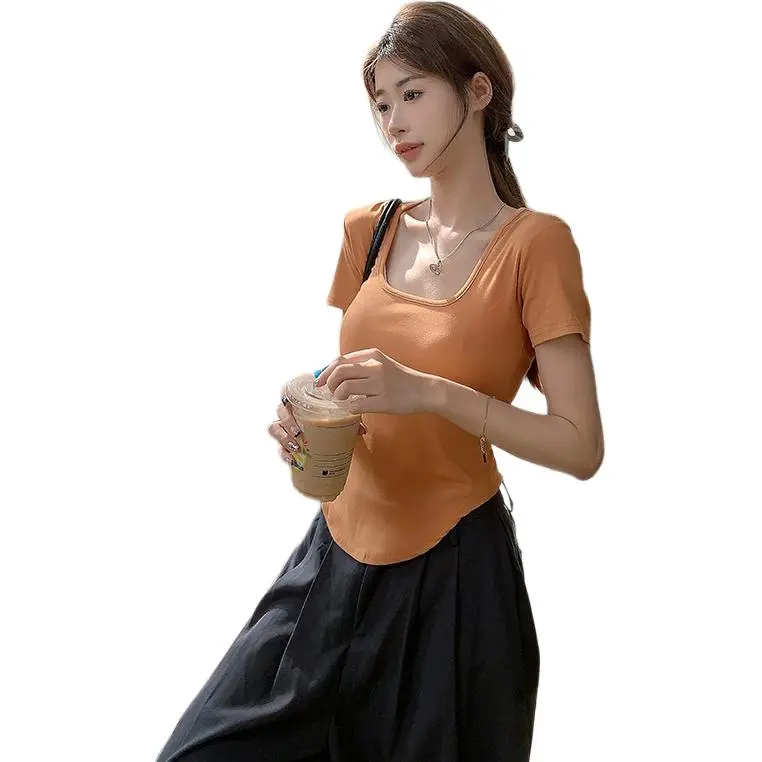 Mu Xiao Xin Set in Sleeve T Shirt Women's-2