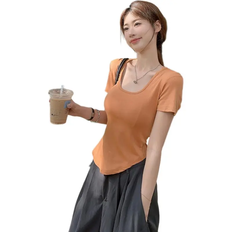 Mu Xiao Xin Set in Sleeve T Shirt Women's-1