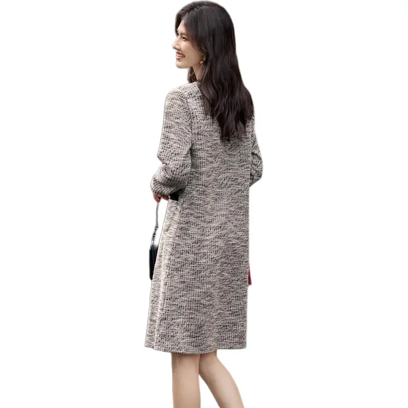 XWI Long Sleeved Dress Women's Black White-1