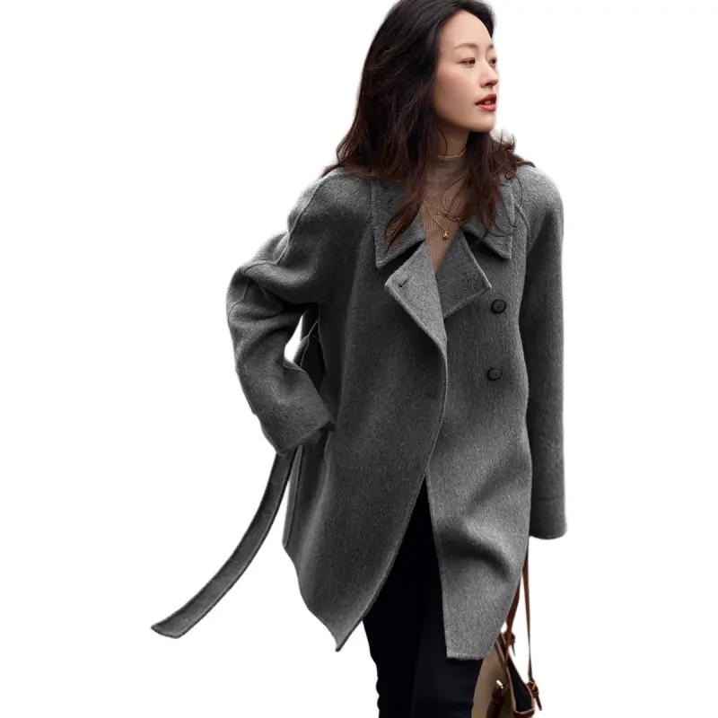 Mo Han Yi Mei Coat Women's Classic Gray-2