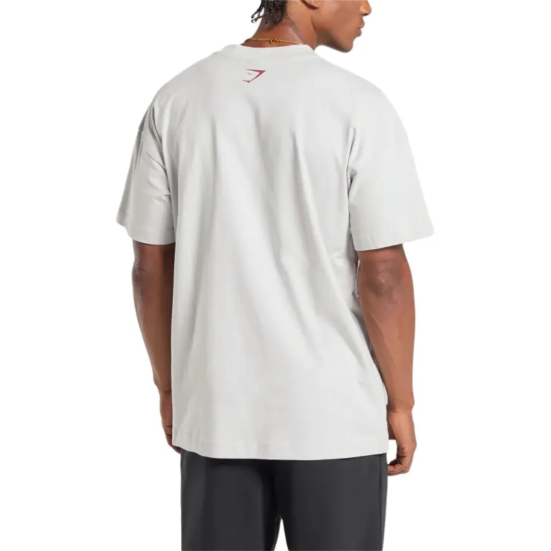 GYMSHARK T Shirt Men's Metallic Gray-1
