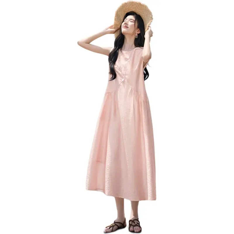 XWI Sleeveless Dresses Women's Pink-3