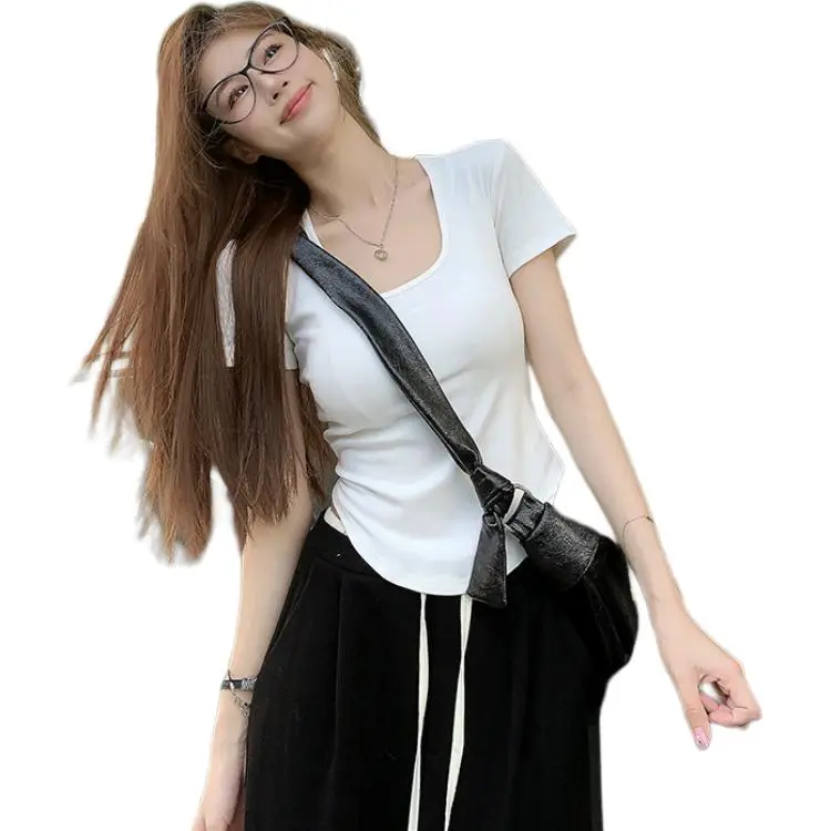 Mu Xiao Xin Set in Sleeve T Shirt Women's-10