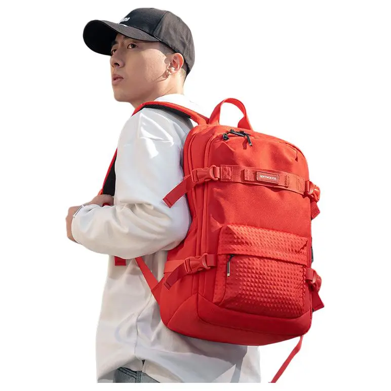 SEPTWOLVES Fabric Backpack Regular Unisex Red-1