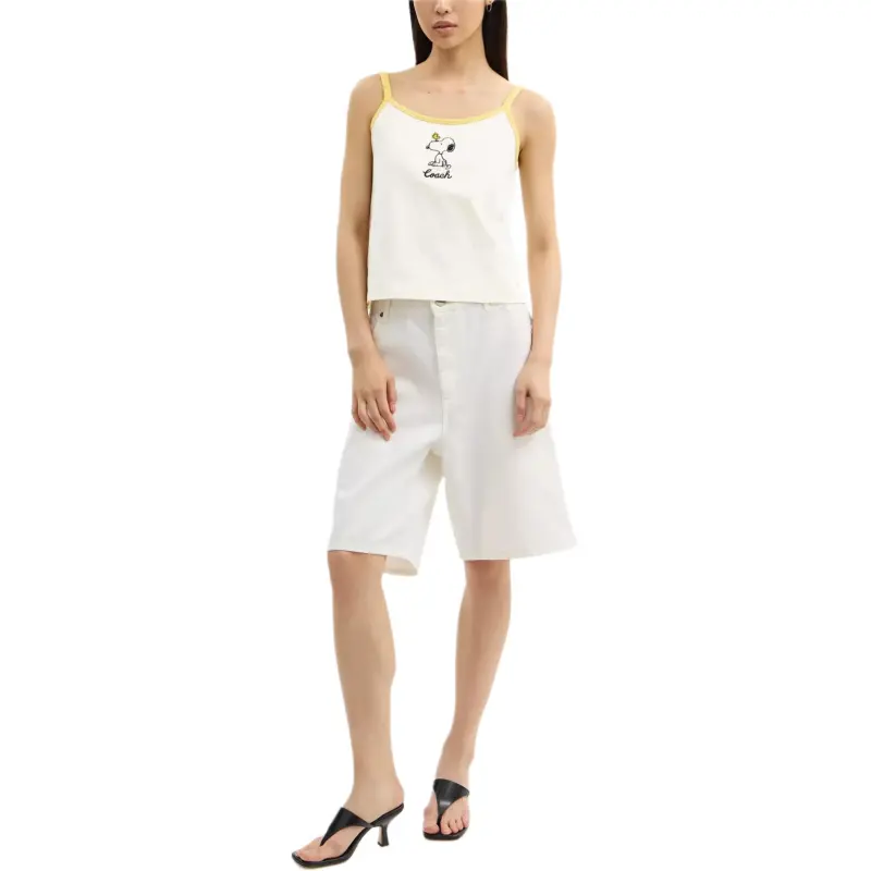 COACH x PEANUTS SS25 Camisole Women's Cream White-1