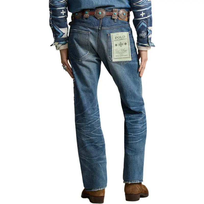 Polo Ralph Lauren x Naiomi Glasses FW24 Jeans Unisex Indigo-5