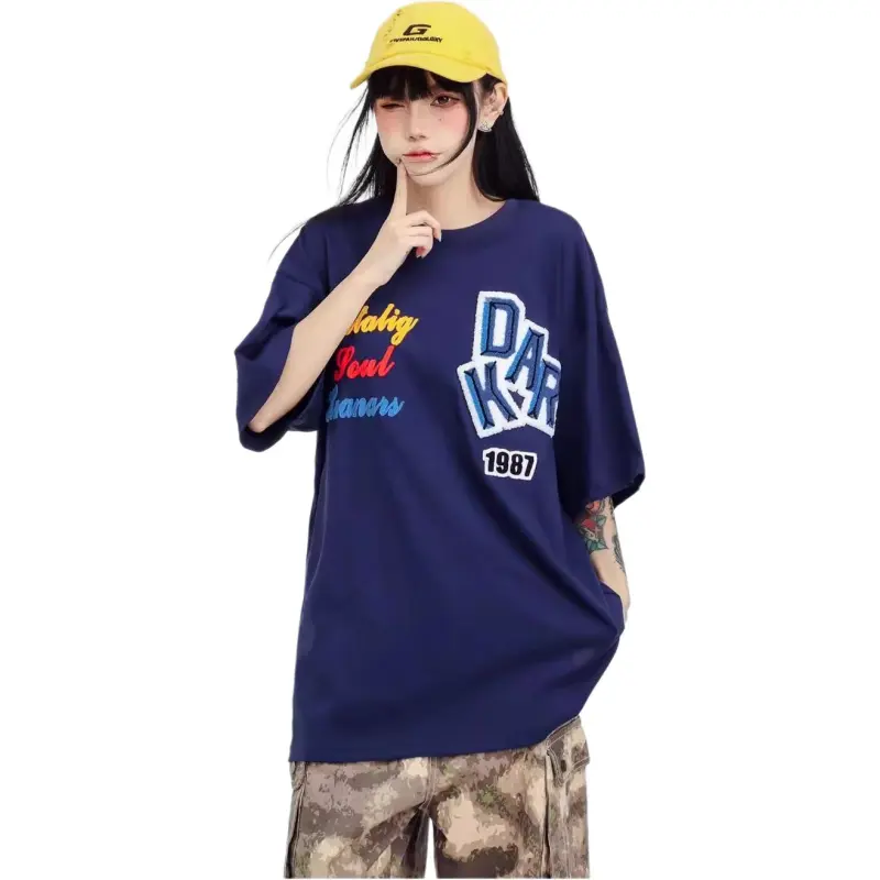 KVIV T Shirts Men Navy Blue -3