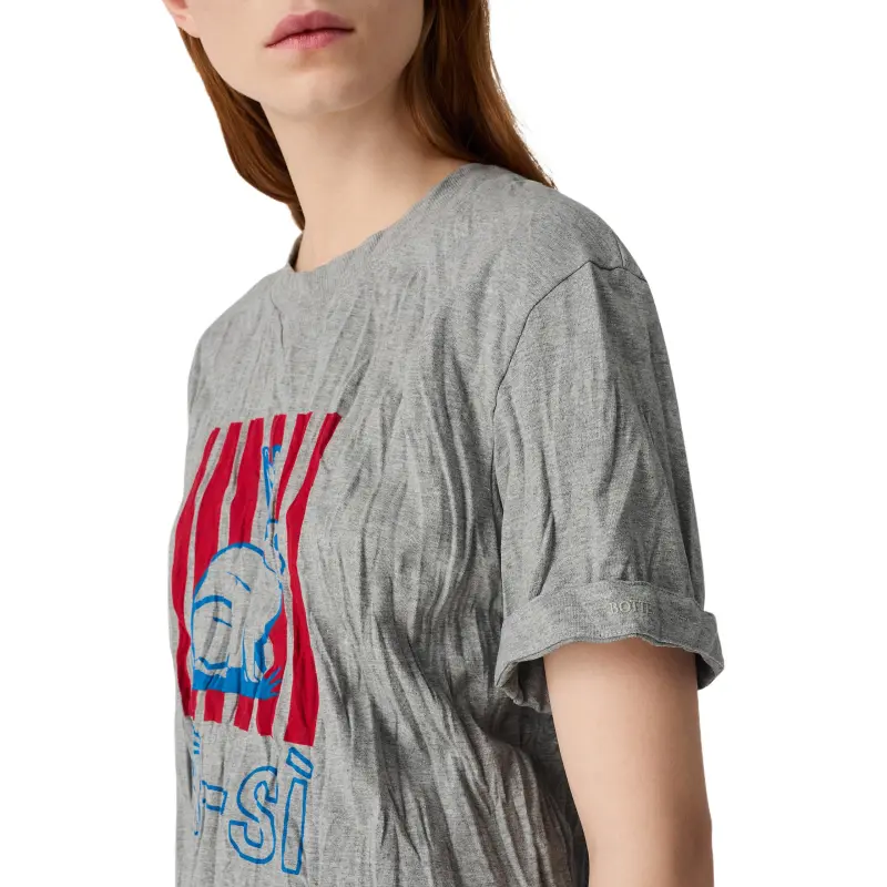 Bottega Veneta SS25 Regular T Shirt Women's Light Gray-4