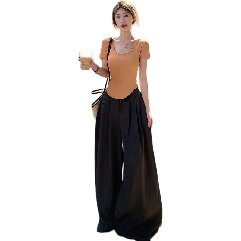 Mu Xiao Xin Set in Sleeve T Shirt Women's-3