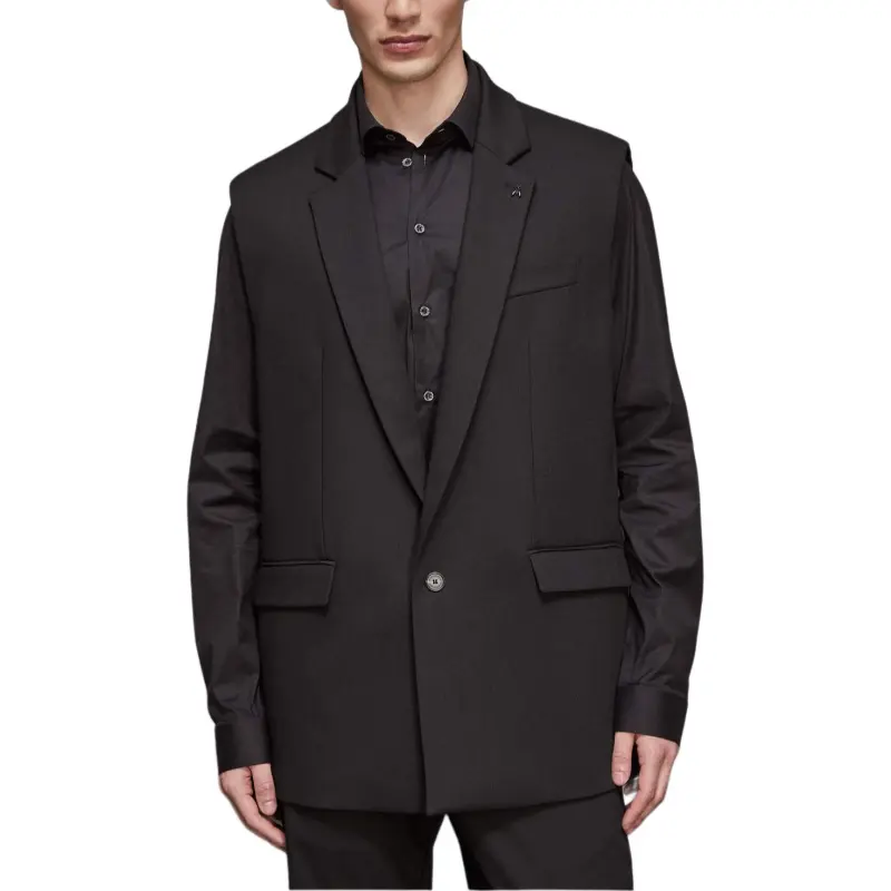 Patrizia Pepe SS25 Vest Men's Black-2