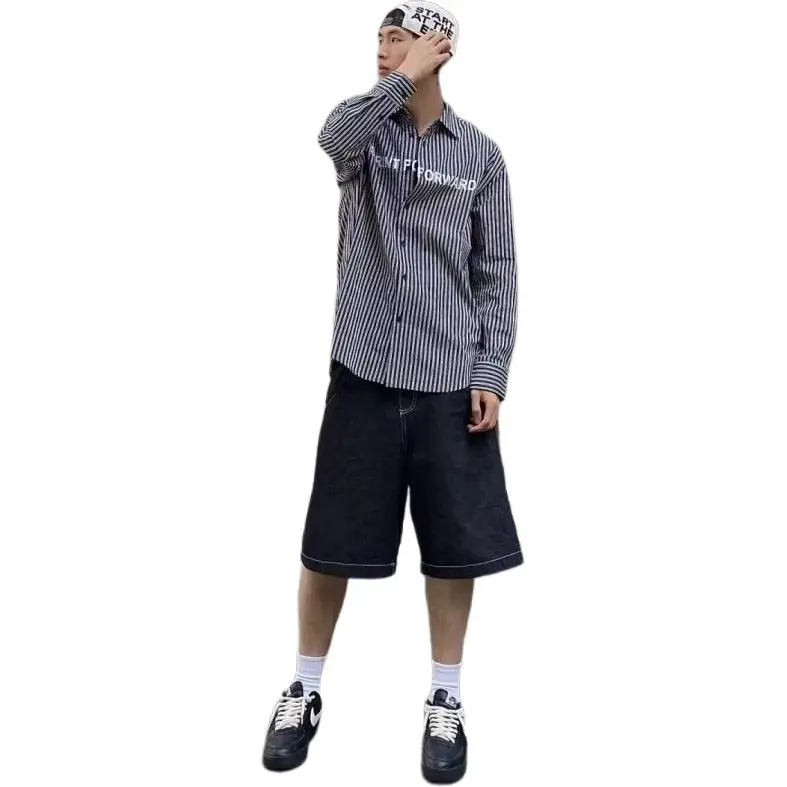 DAFK Denim Shorts Men Black -3