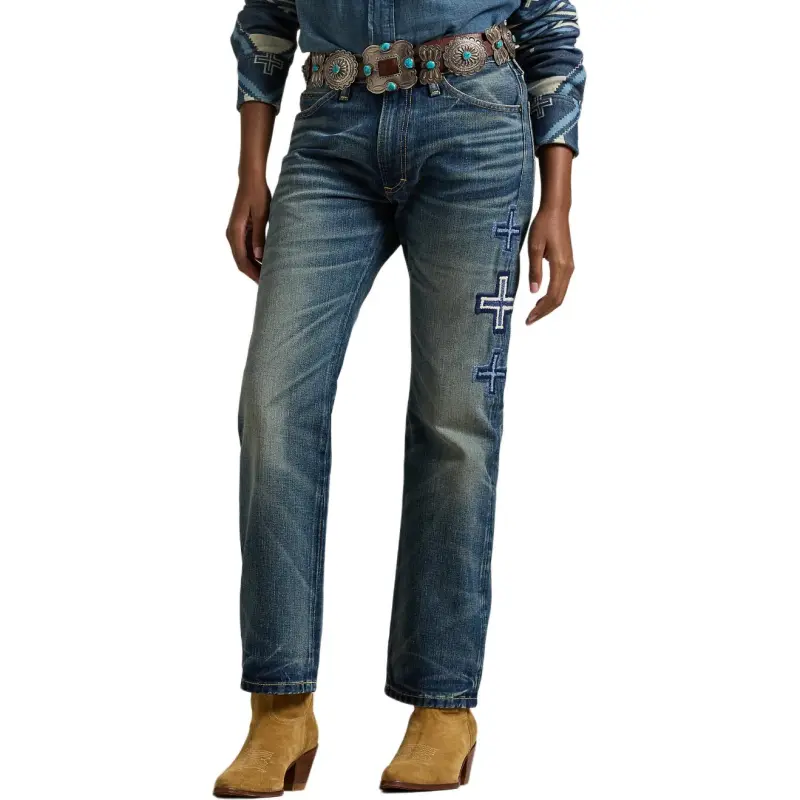 Polo Ralph Lauren x Naiomi Glasses FW24 Jeans Unisex Indigo-3