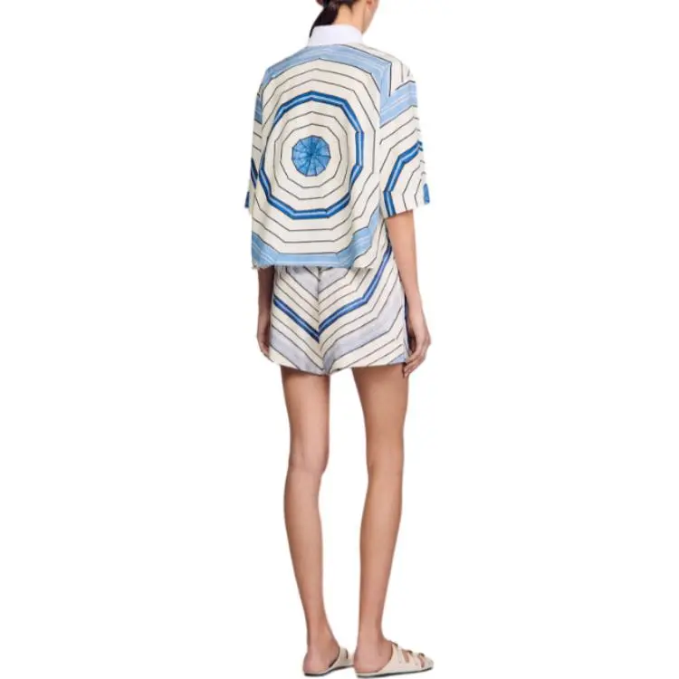 Sandro X Louise Bourgeois Striped Shirt-2
