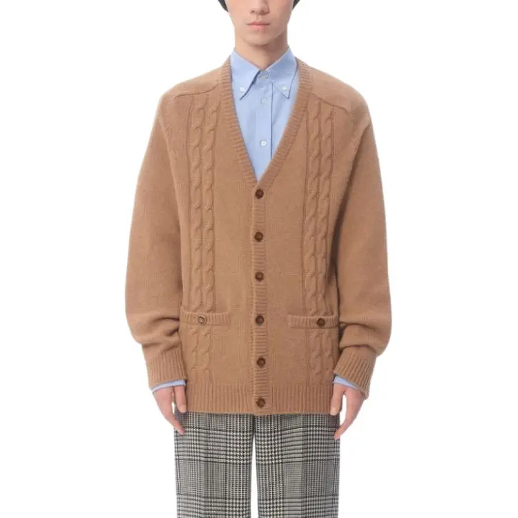 Valentino Button Up V Neck Cardigan-1